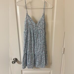 wild fable blue mini sun dress